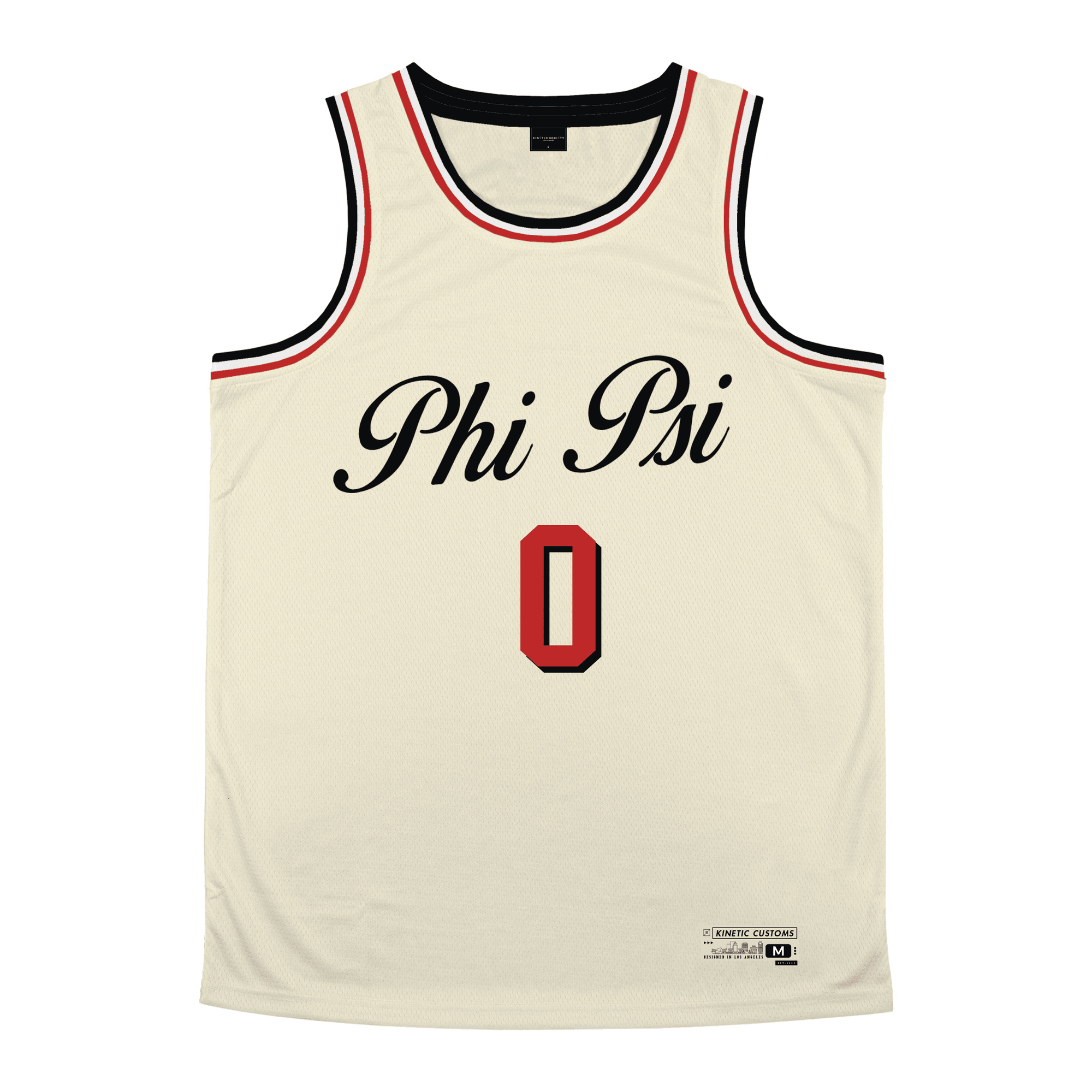 Phi Kappa Psi - VIntage Cream Basketball Jersey