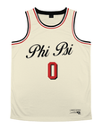 Phi Kappa Psi - VIntage Cream Basketball Jersey