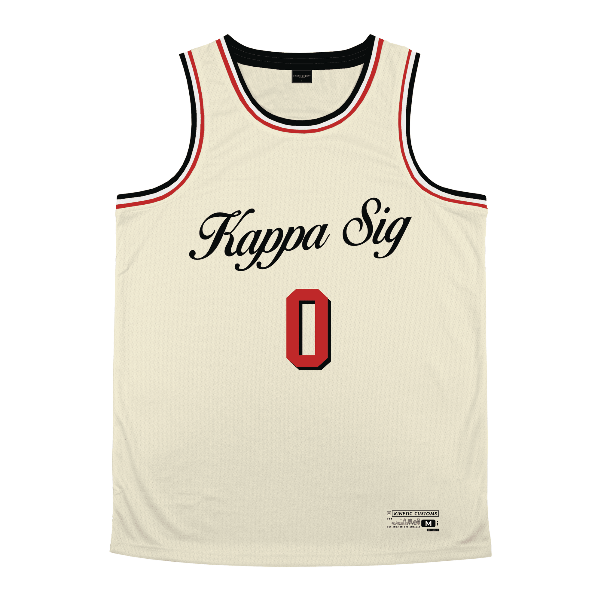 Kappa Sigma - VIntage Cream Basketball Jersey