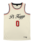 Pi Kappa Phi - VIntage Cream Basketball Jersey