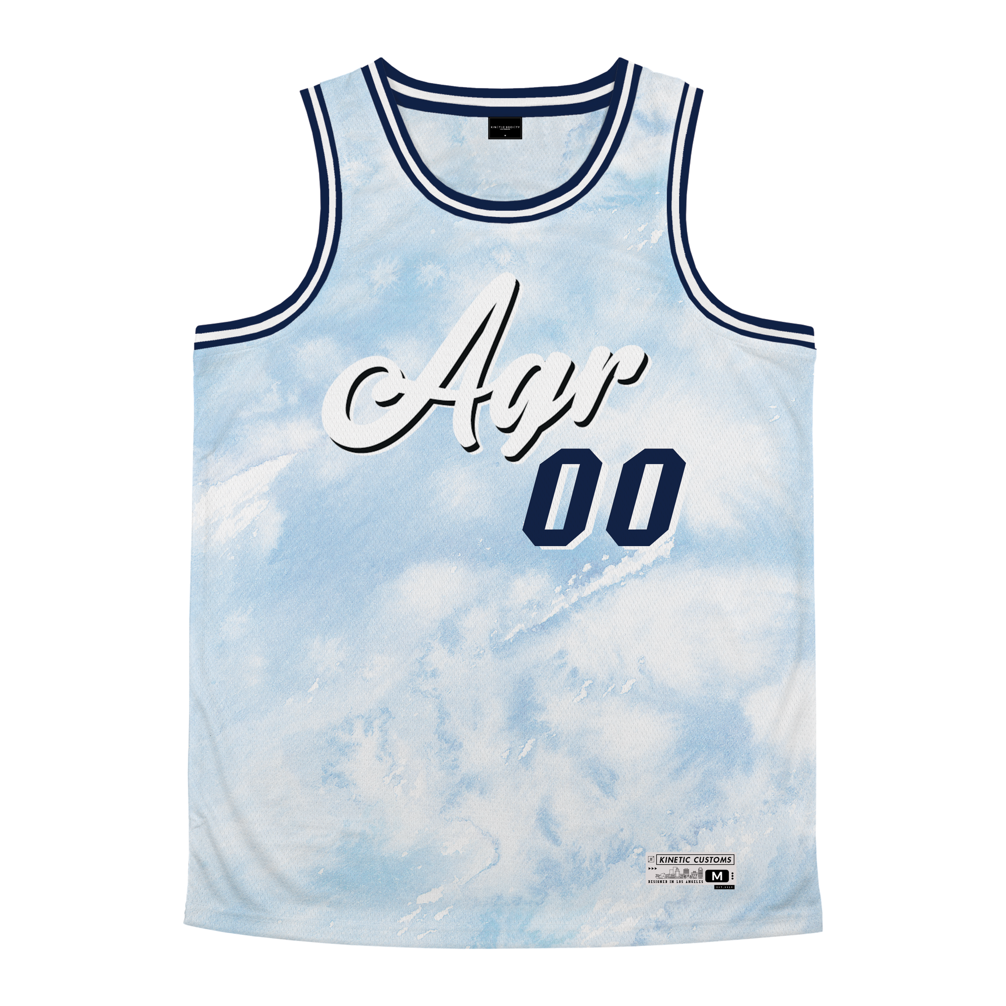 Alpha Gamma Rho - Blue Sky Basketball Jersey