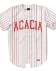 Acacia - Red Pinstripe Baseball Jersey