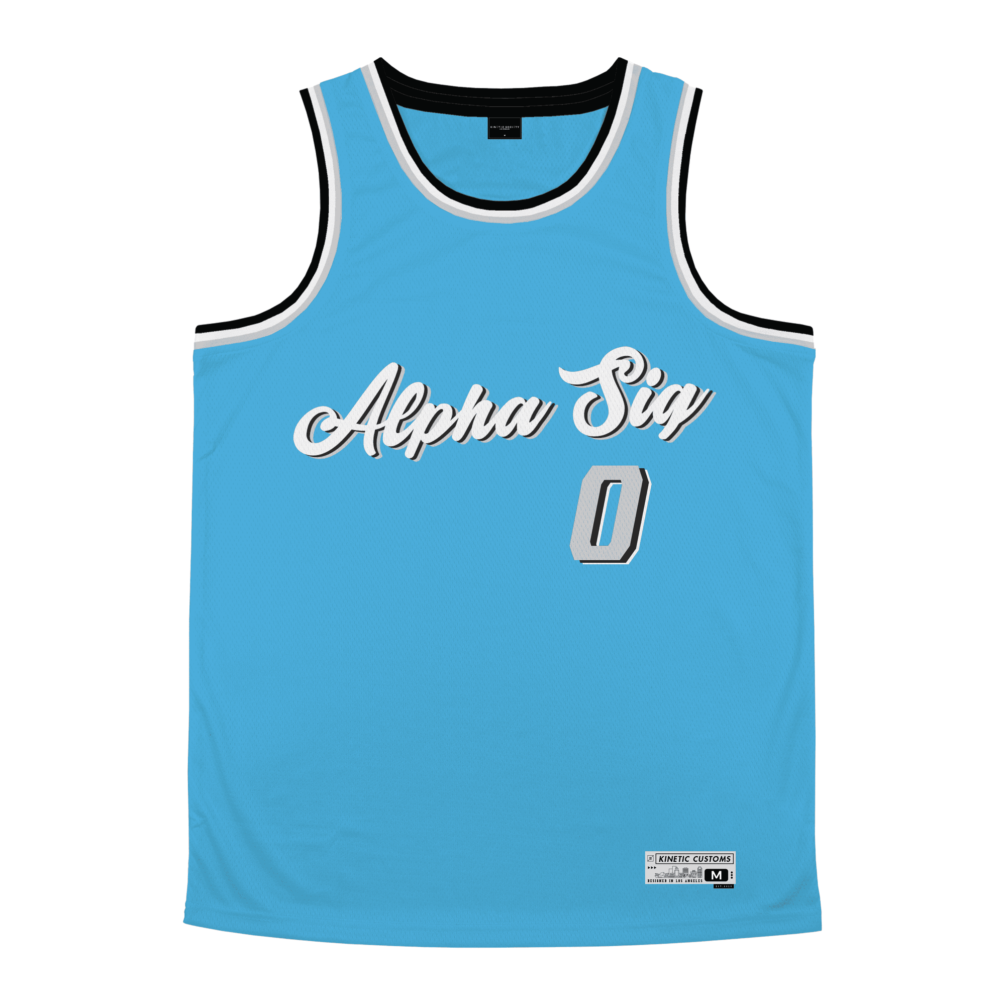 Alpha Sigma Phi - Pacific Mist Basketball Jersey