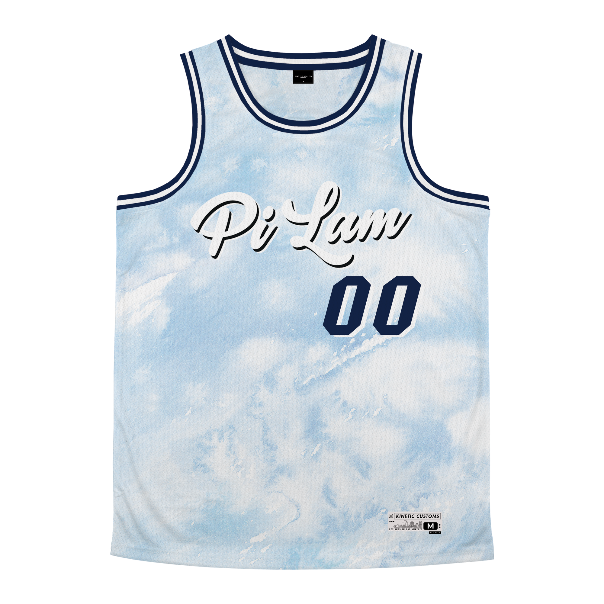 Pi Lambda Phi - Blue Sky Basketball Jersey