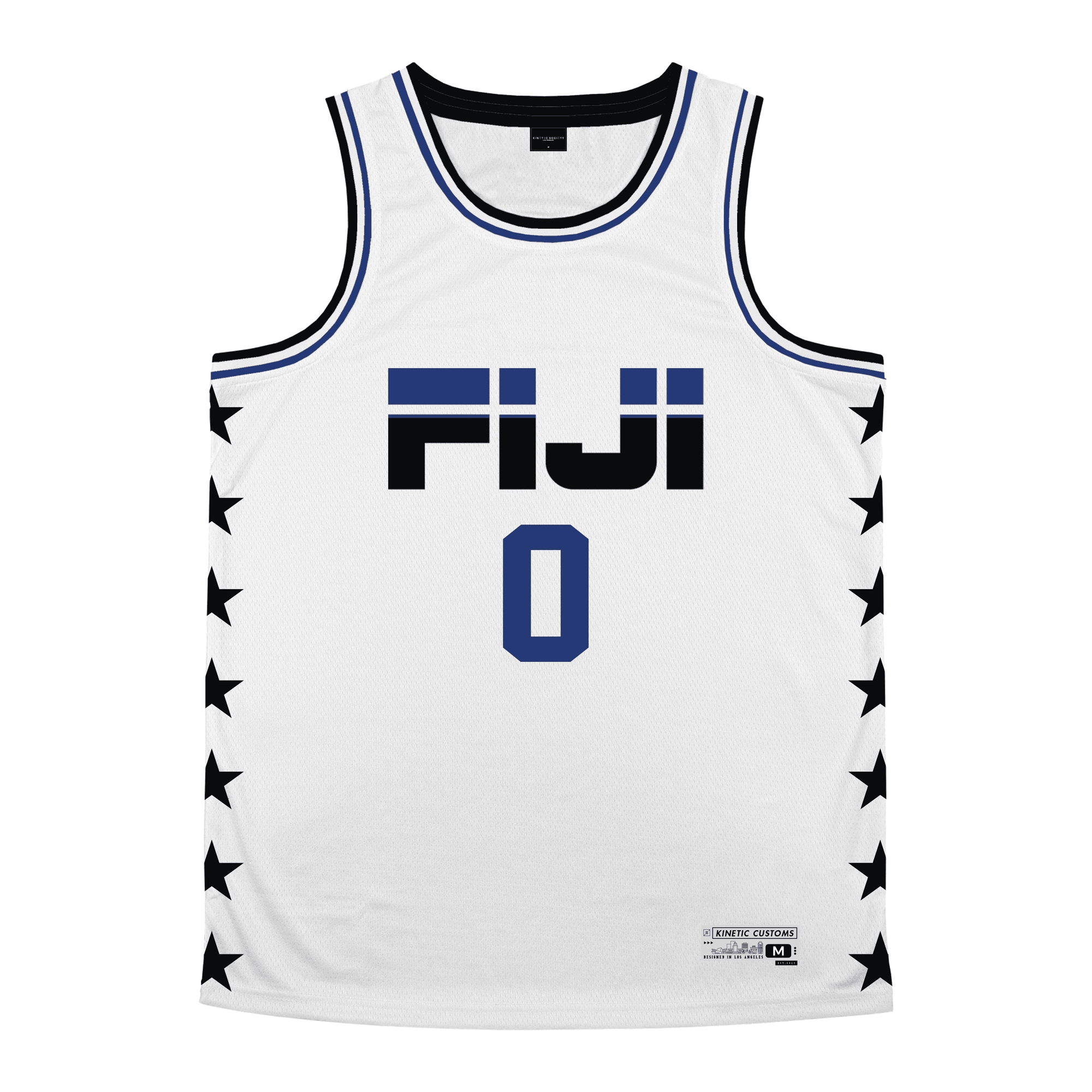 Phi Gamma Delta - Black Star Basketball Jersey