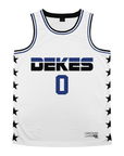 Delta Kappa Epsilon - Black Star Basketball Jersey