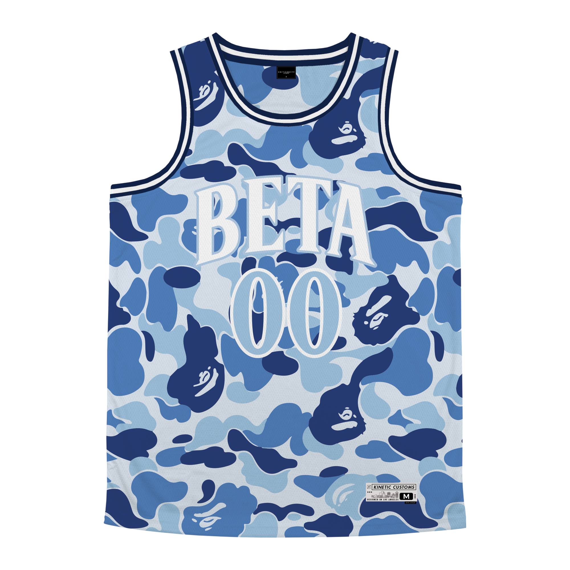Beta Theta Pi - Blue Camo Basketball Jersey