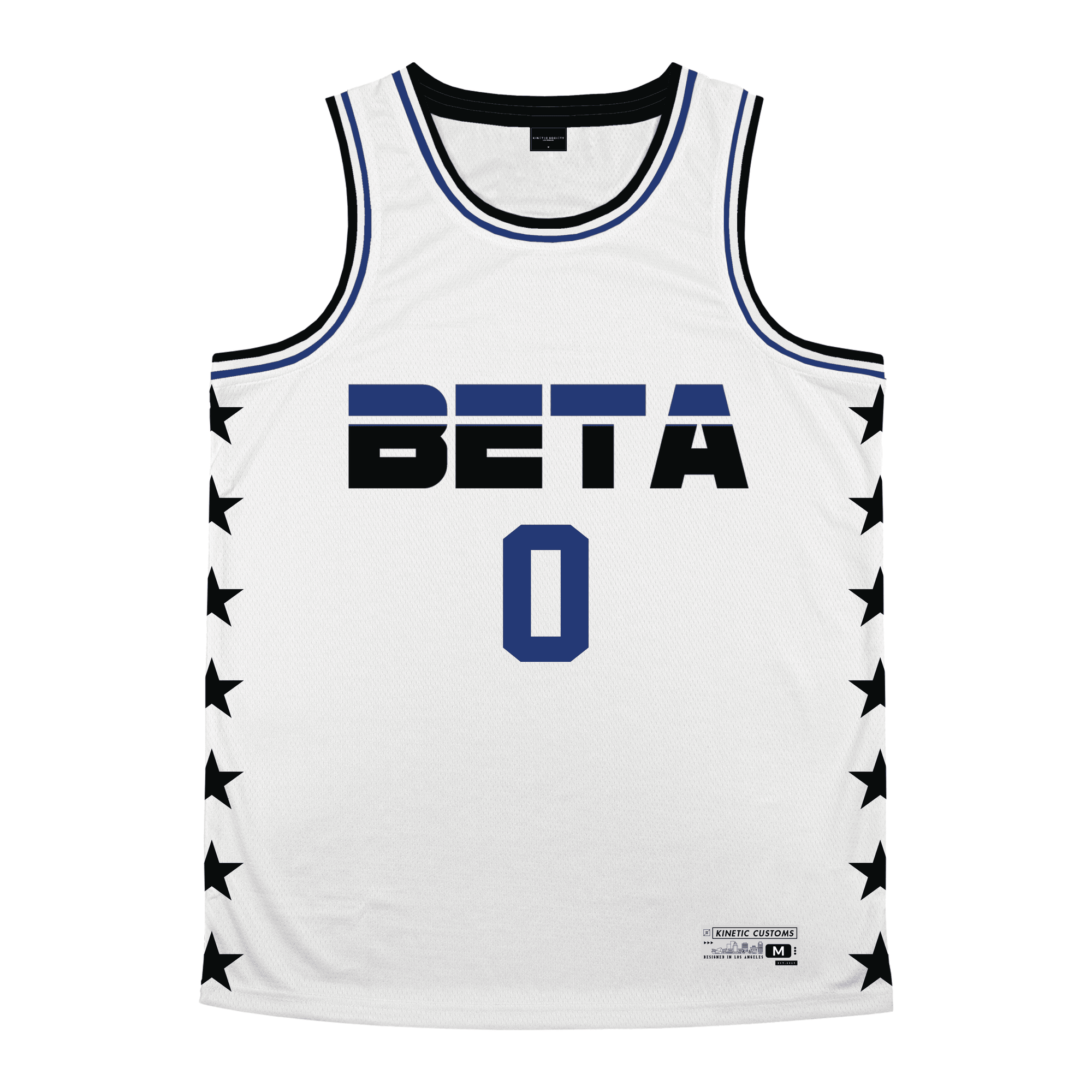 Beta Theta Pi - Black Star Basketball Jersey