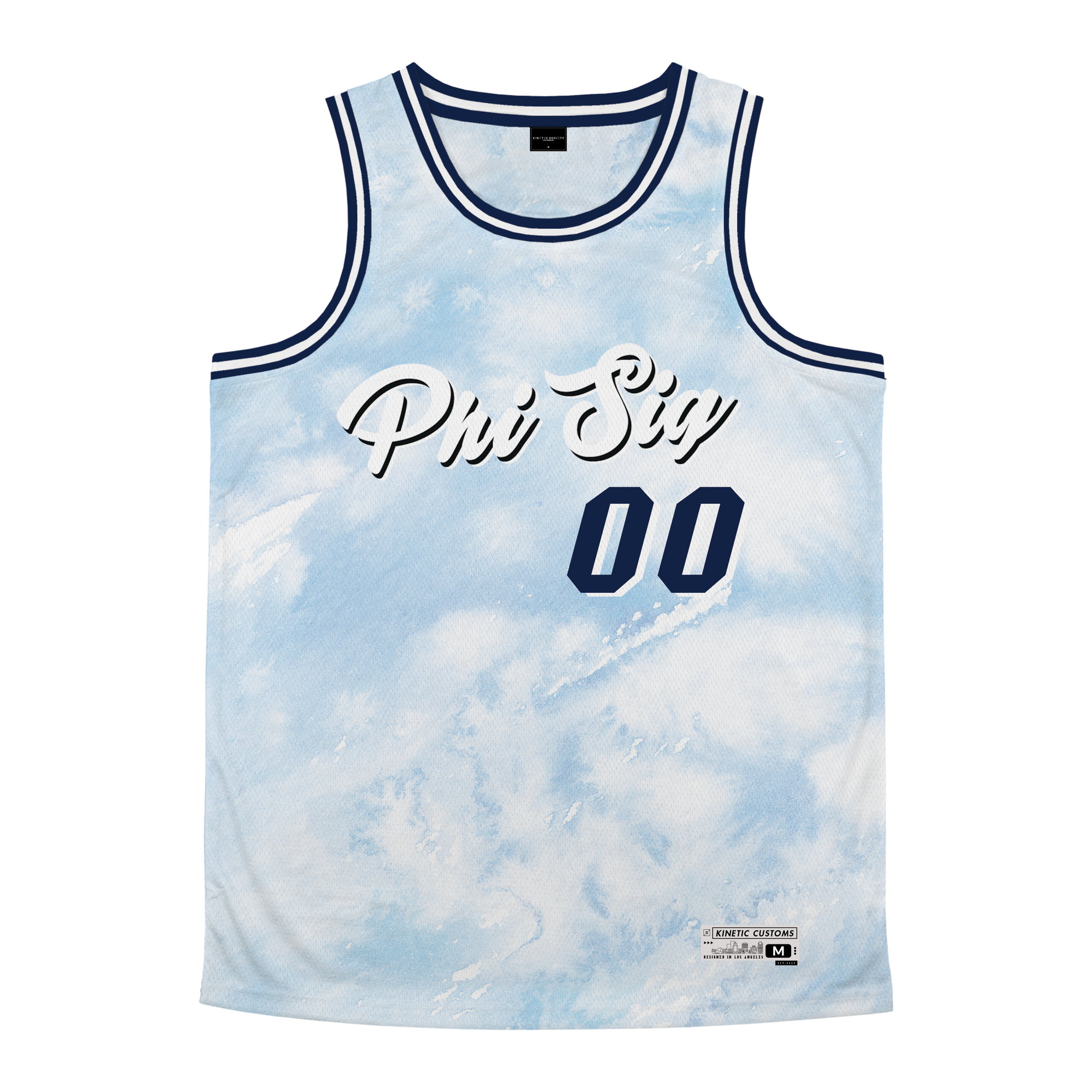 Phi Sigma Kappa - Blue Sky Basketball Jersey