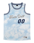 Theta Delta Chi - Blue Sky Basketball Jersey