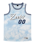 Zeta Beta Tau - Blue Sky Basketball Jersey