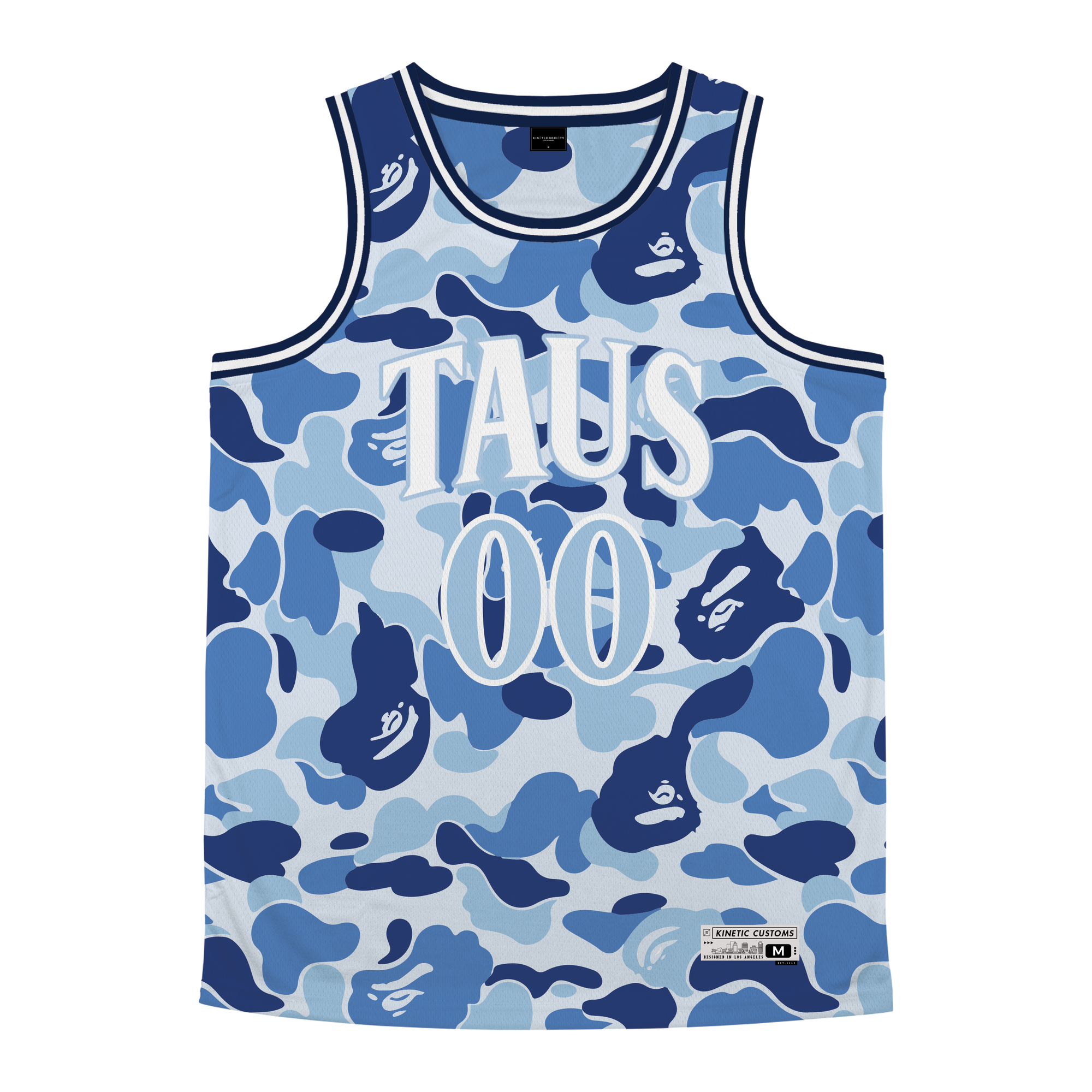 Alpha Tau Omega - Blue Camo Basketball Jersey