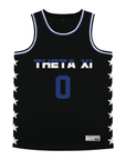 Theta Xi - Black Star Night Mode Basketball Jersey