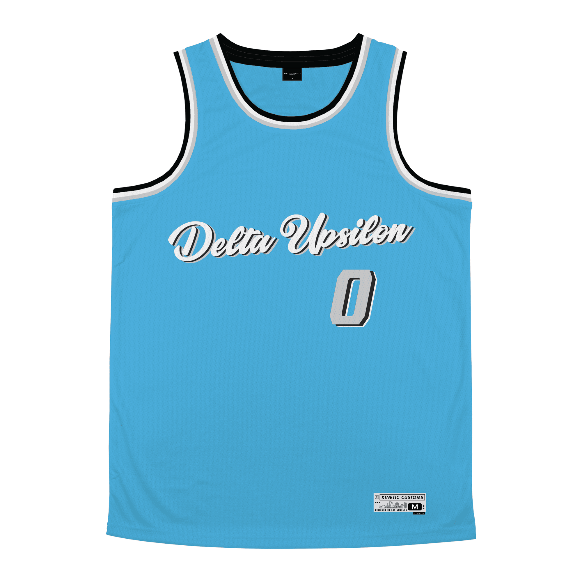 Delta Upsilon - Pacific Mist Basketball Jersey