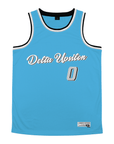 Delta Upsilon - Pacific Mist Basketball Jersey