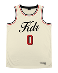 Kappa Delta Rho - VIntage Cream Basketball Jersey