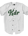 Kappa Delta Rho - Green Pinstripe Baseball Jersey