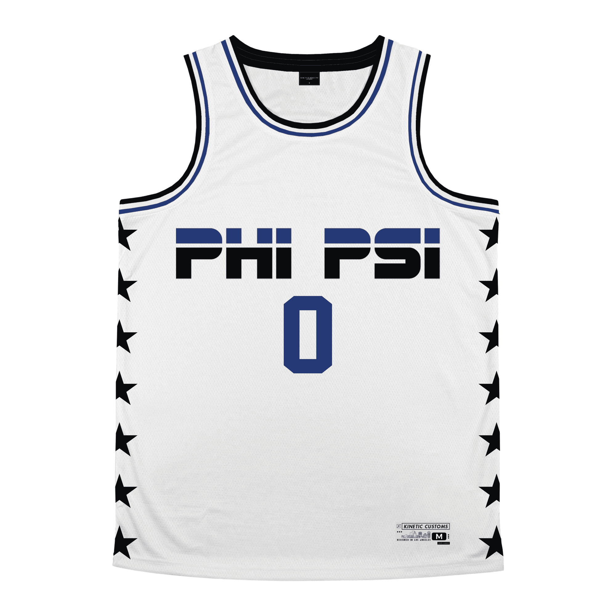Phi Kappa Psi - Black Star Basketball Jersey