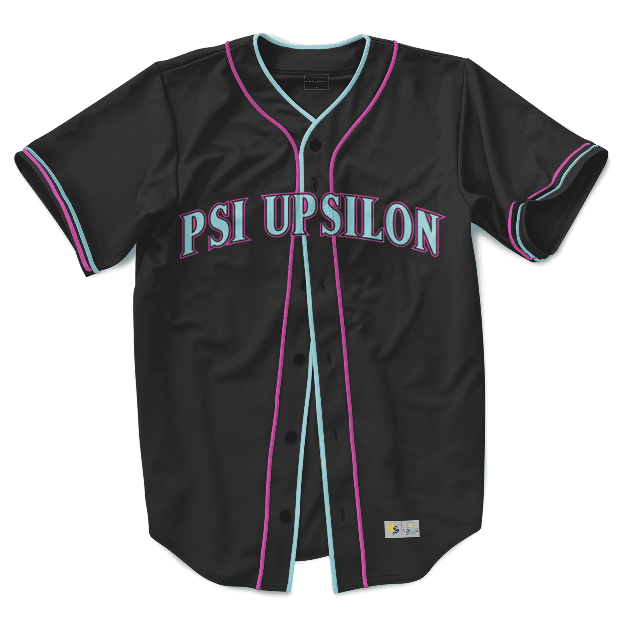 Psi Upsilon - Neo Nightlife Baseball Jersey