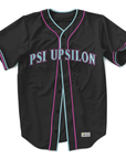 Psi Upsilon - Neo Nightlife Baseball Jersey