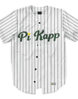 Pi Kappa Phi - Green Pinstripe Baseball Jersey