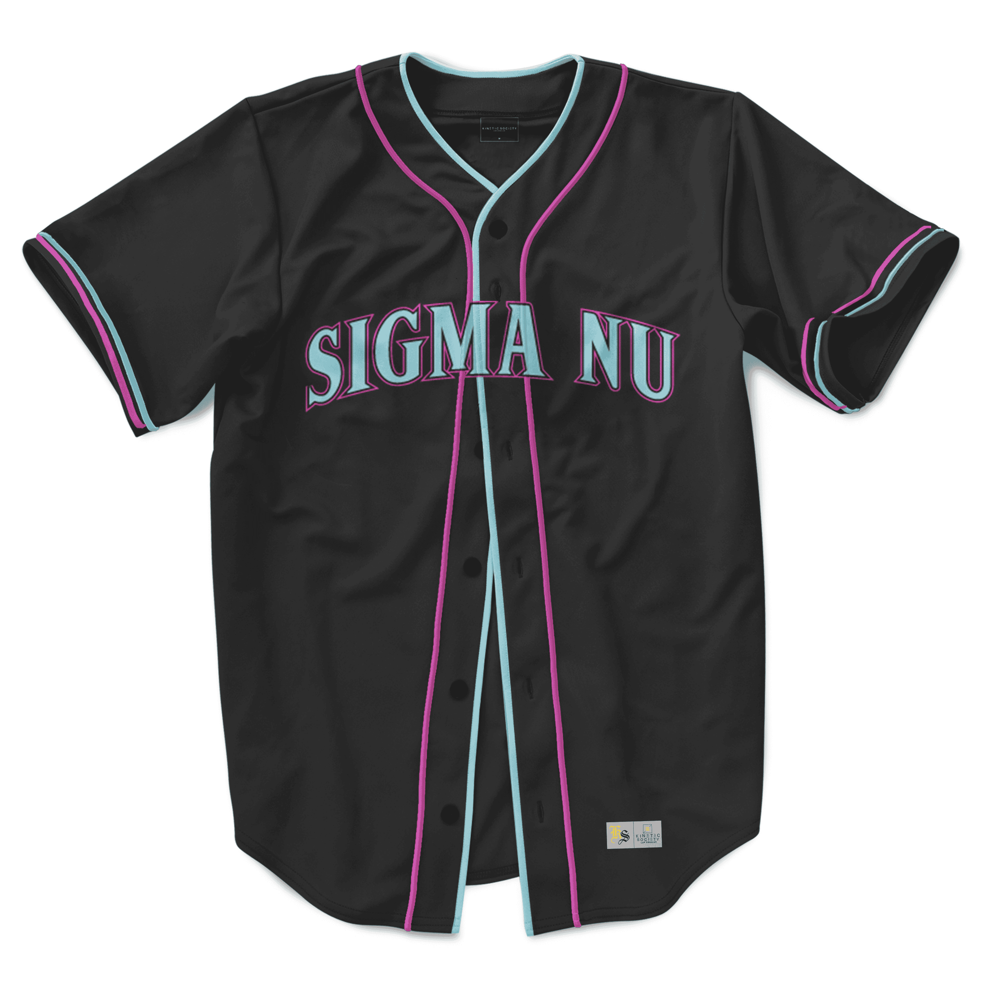 Sigma Nu - Neo Nightlife Baseball Jersey