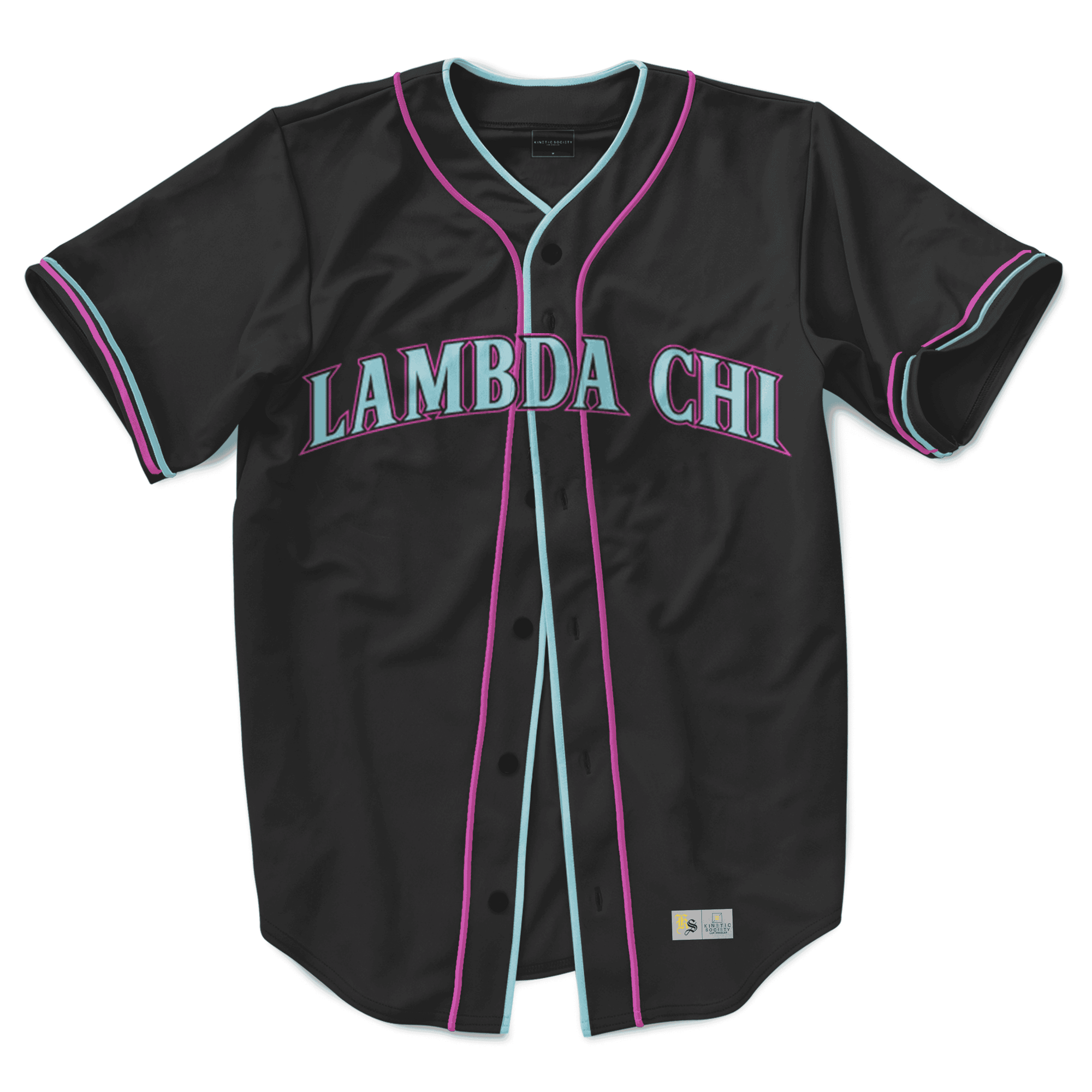 Lambda Chi Alpha - Neo Nightlife Baseball Jersey