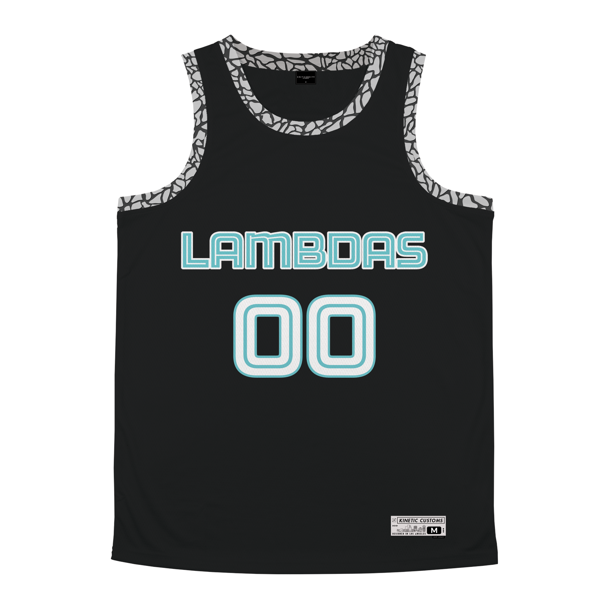 Lambda Phi Epsilon - Cement Basketball Jersey