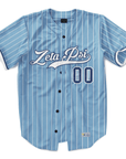 Zeta Psi - Blue Shade Baseball Jersey