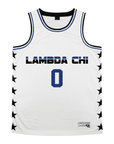 Lambda Chi Alpha - Black Star Basketball Jersey