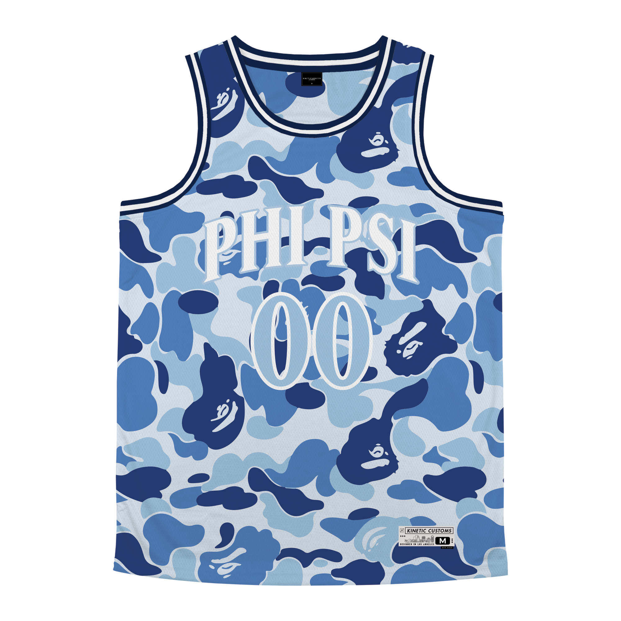 Phi Kappa Psi - Blue Camo Basketball Jersey