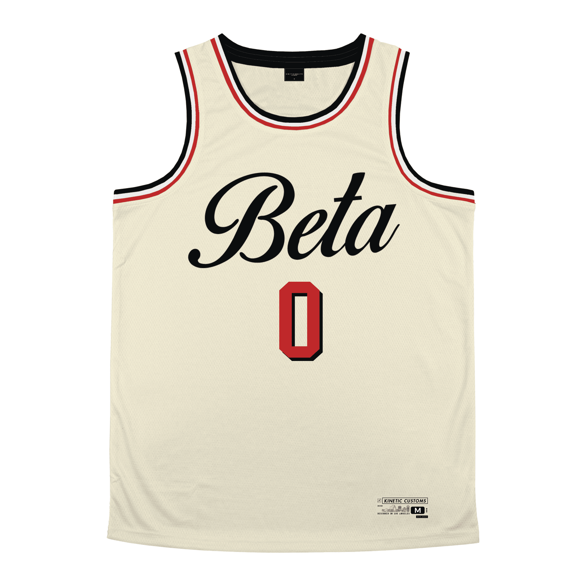 Beta Theta Pi - VIntage Cream Basketball Jersey