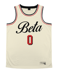 Beta Theta Pi - VIntage Cream Basketball Jersey