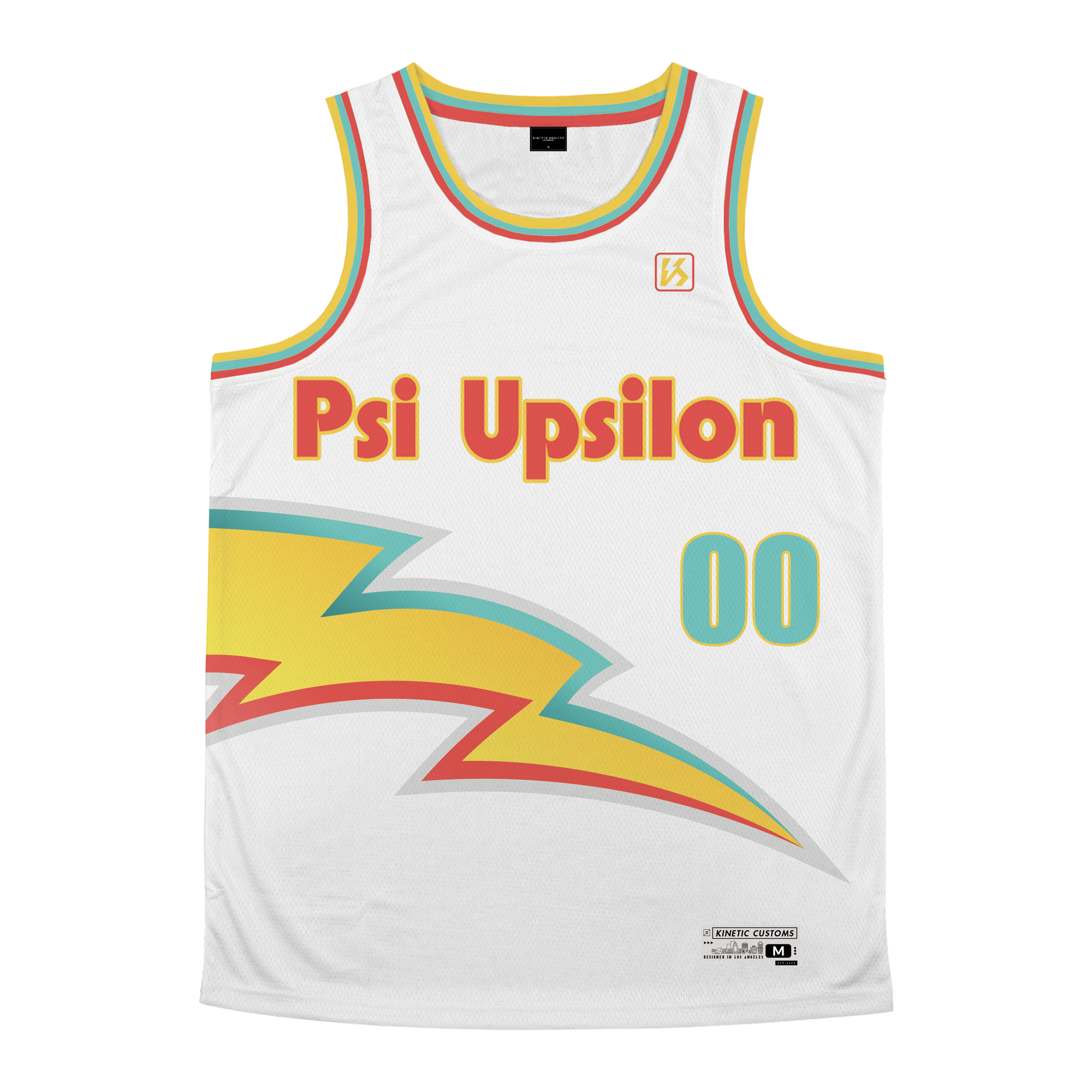 Psi Upsilon - Bolt Basketball Jersey