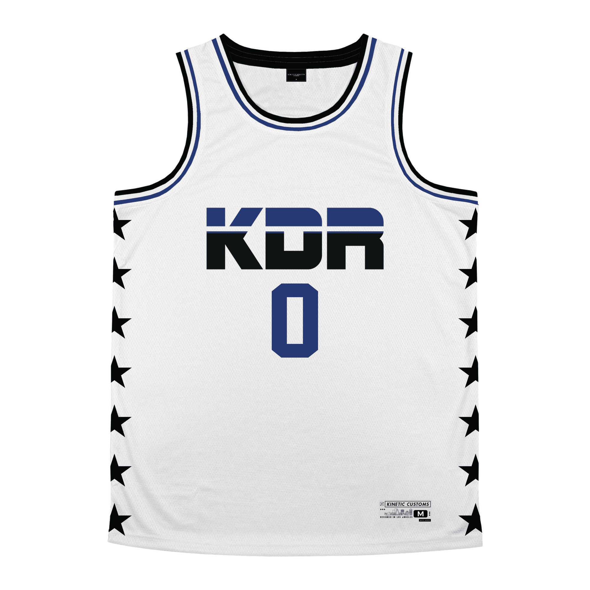 Kappa Delta Rho - Black Star Basketball Jersey
