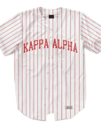 Kappa Alpha Order - Red Pinstripe Baseball Jersey
