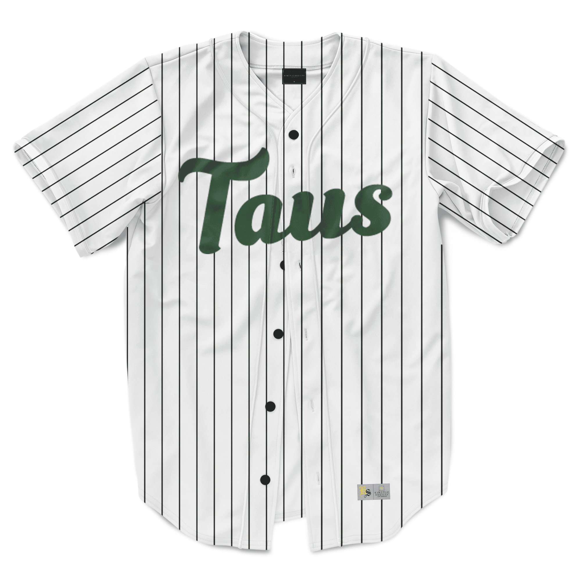 Alpha Tau Omega - Green Pinstripe Baseball Jersey