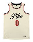Pi Kappa Alpha - VIntage Cream Basketball Jersey