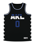 Alpha Kappa Lambda - Black Star Night Mode Basketball Jersey