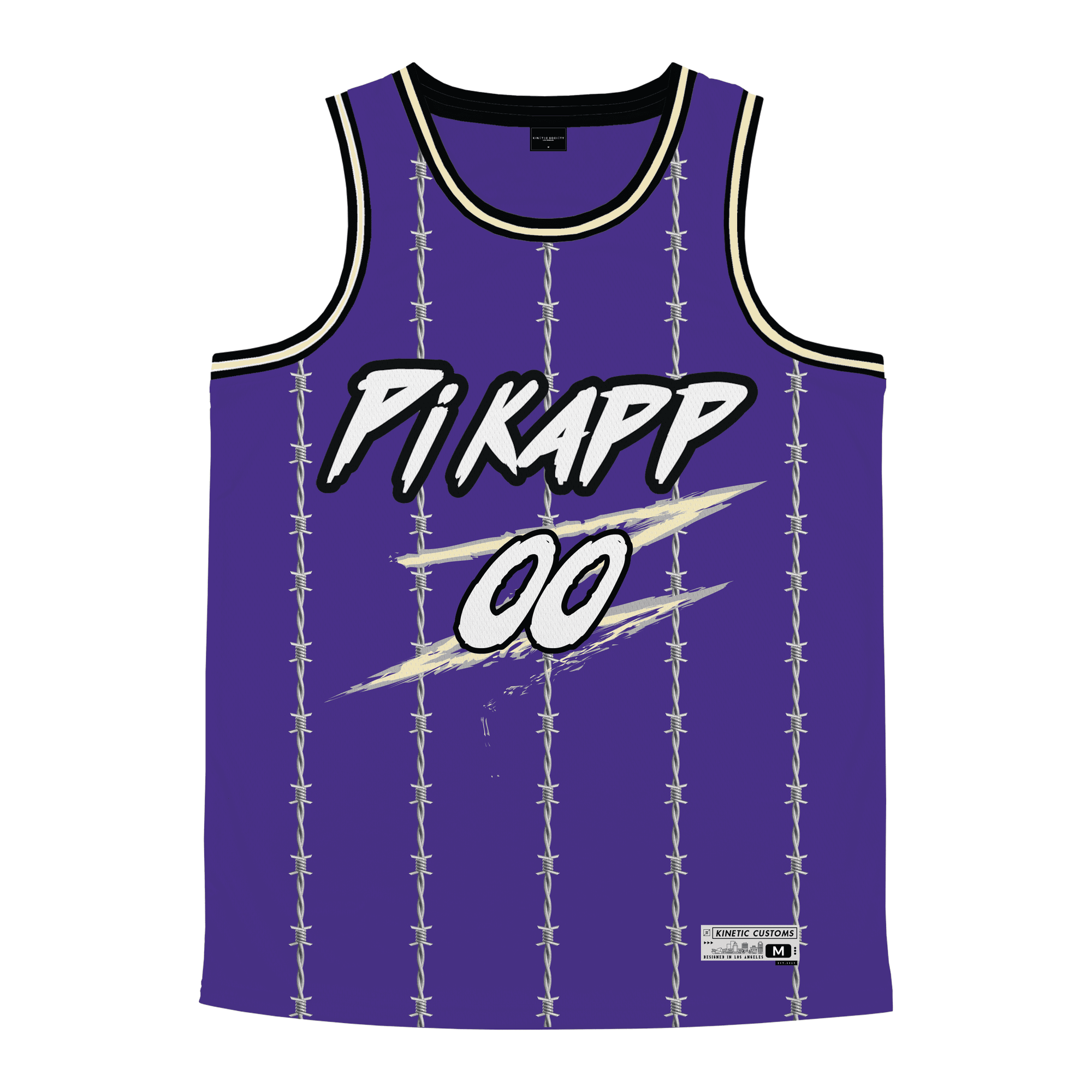 Pi Kappa Phi - Barbed Wire Basketball Jersey