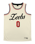 Zeta Beta Tau - VIntage Cream Basketball Jersey