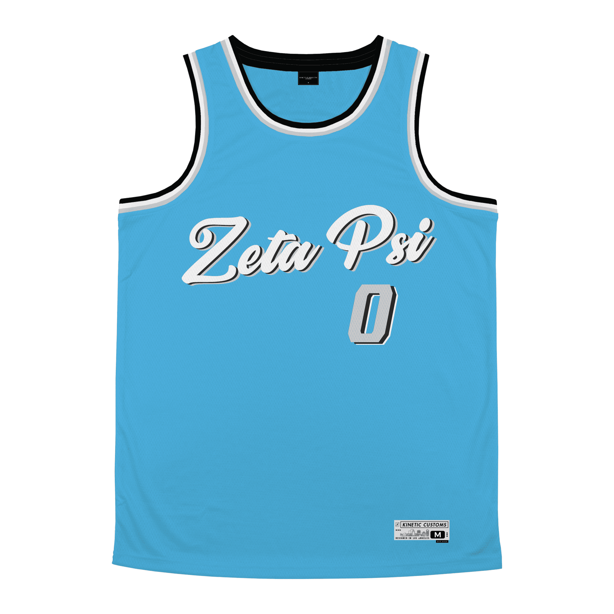 Zeta Psi - Pacific Mist Basketball Jersey