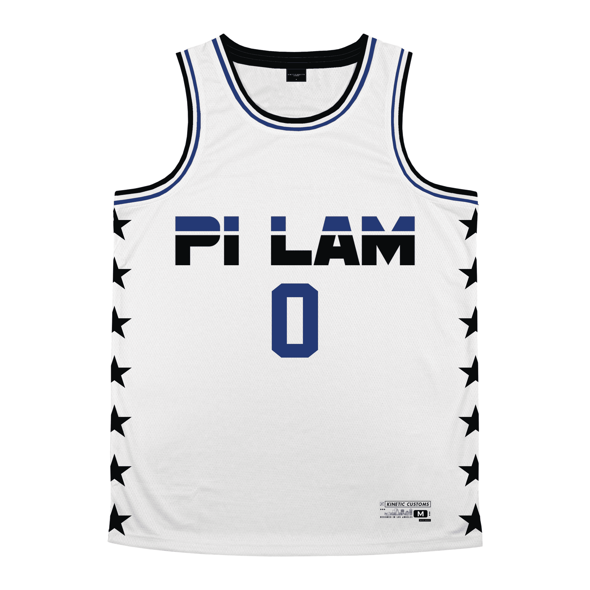 Pi Lambda Phi - Black Star Basketball Jersey