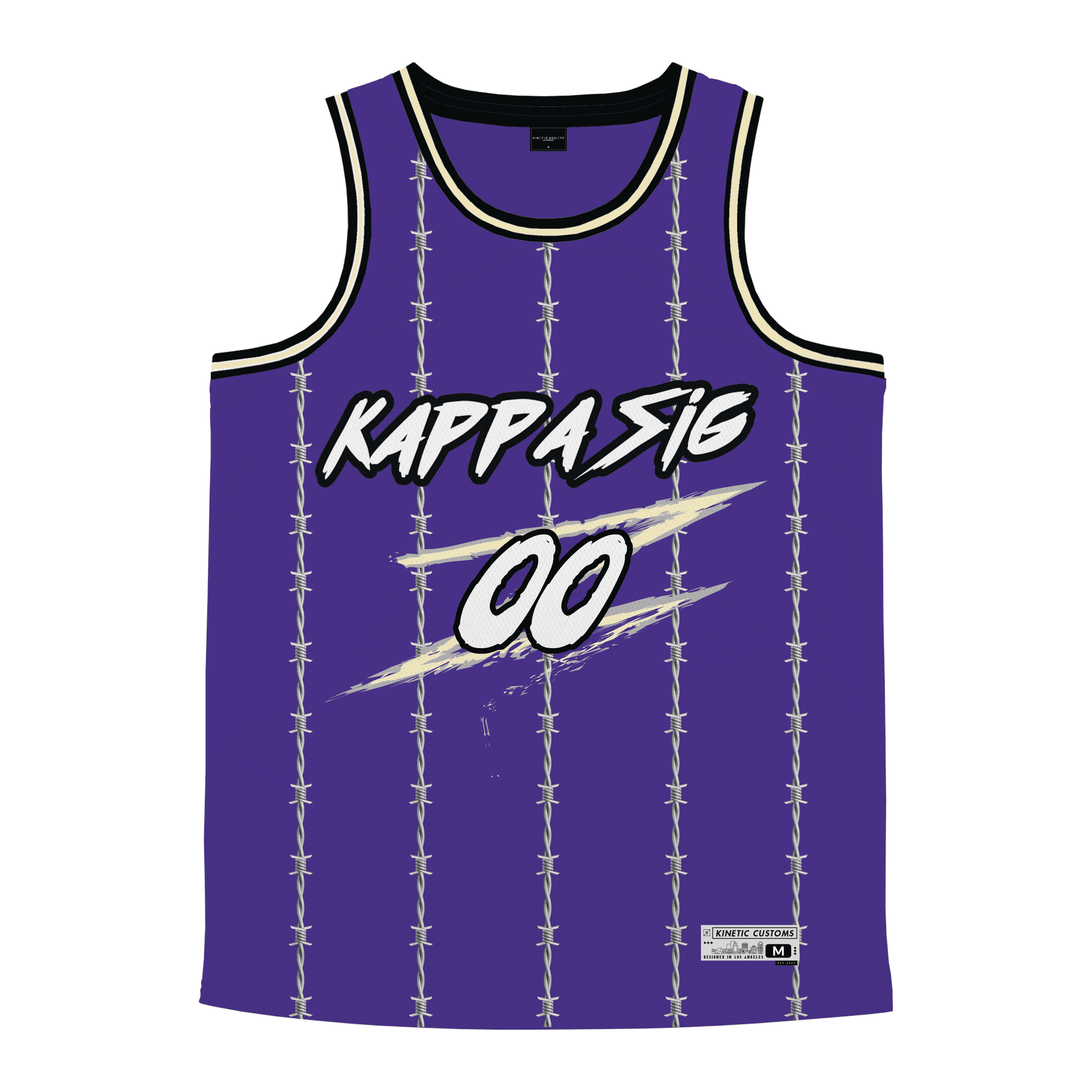 Kappa Sigma - Barbed Wire Basketball Jersey