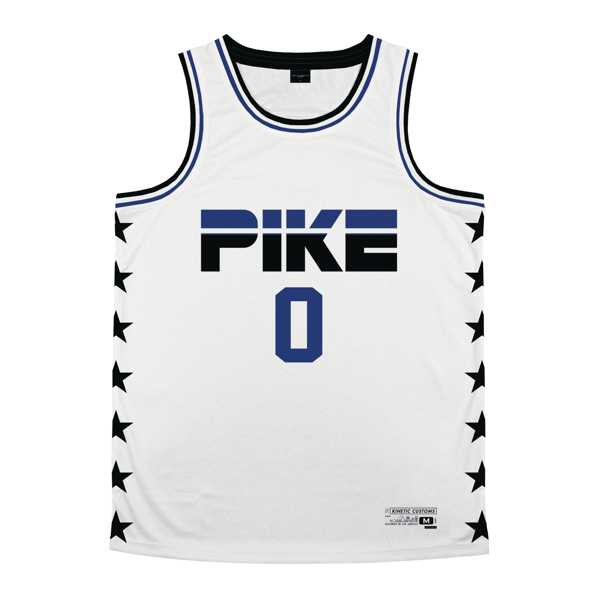 Pi Kappa Alpha - Black Star Basketball Jersey
