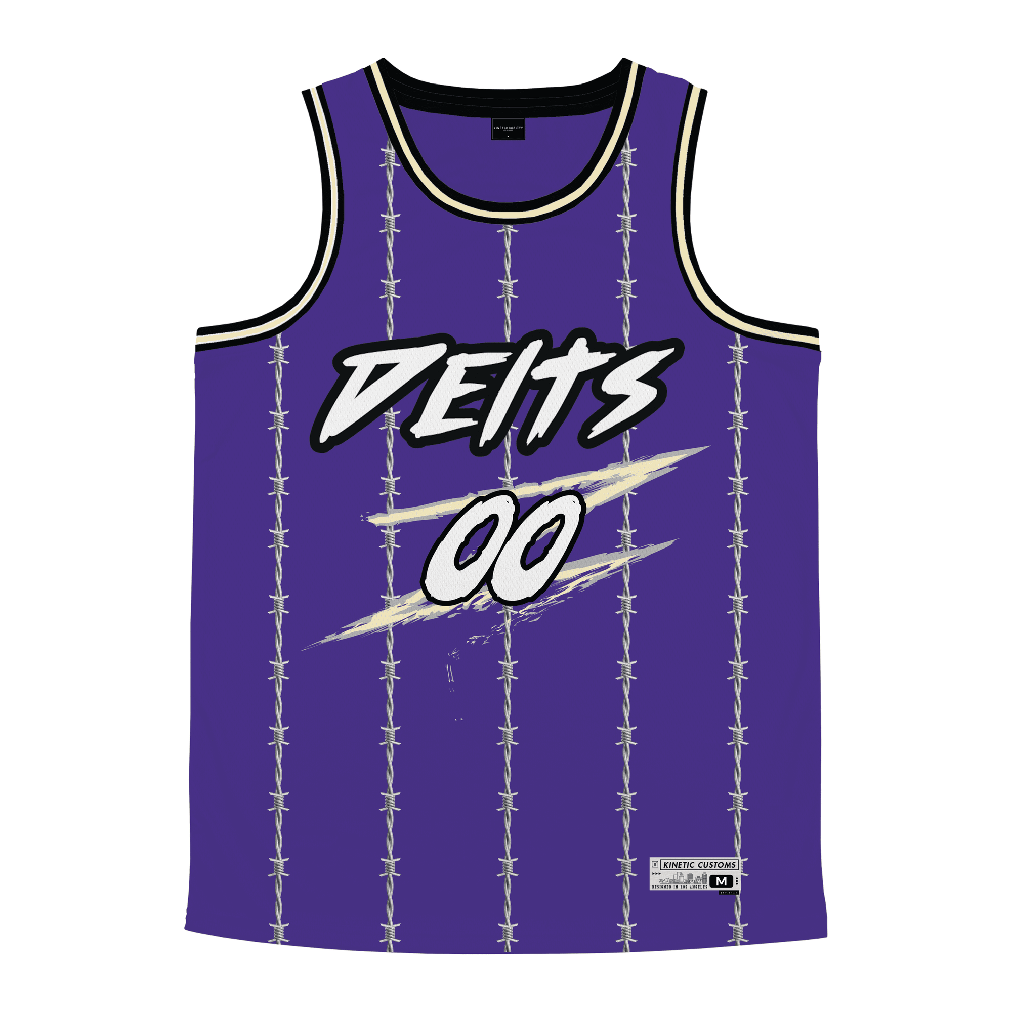 Delta Tau Delta - Barbed Wire Basketball Jersey