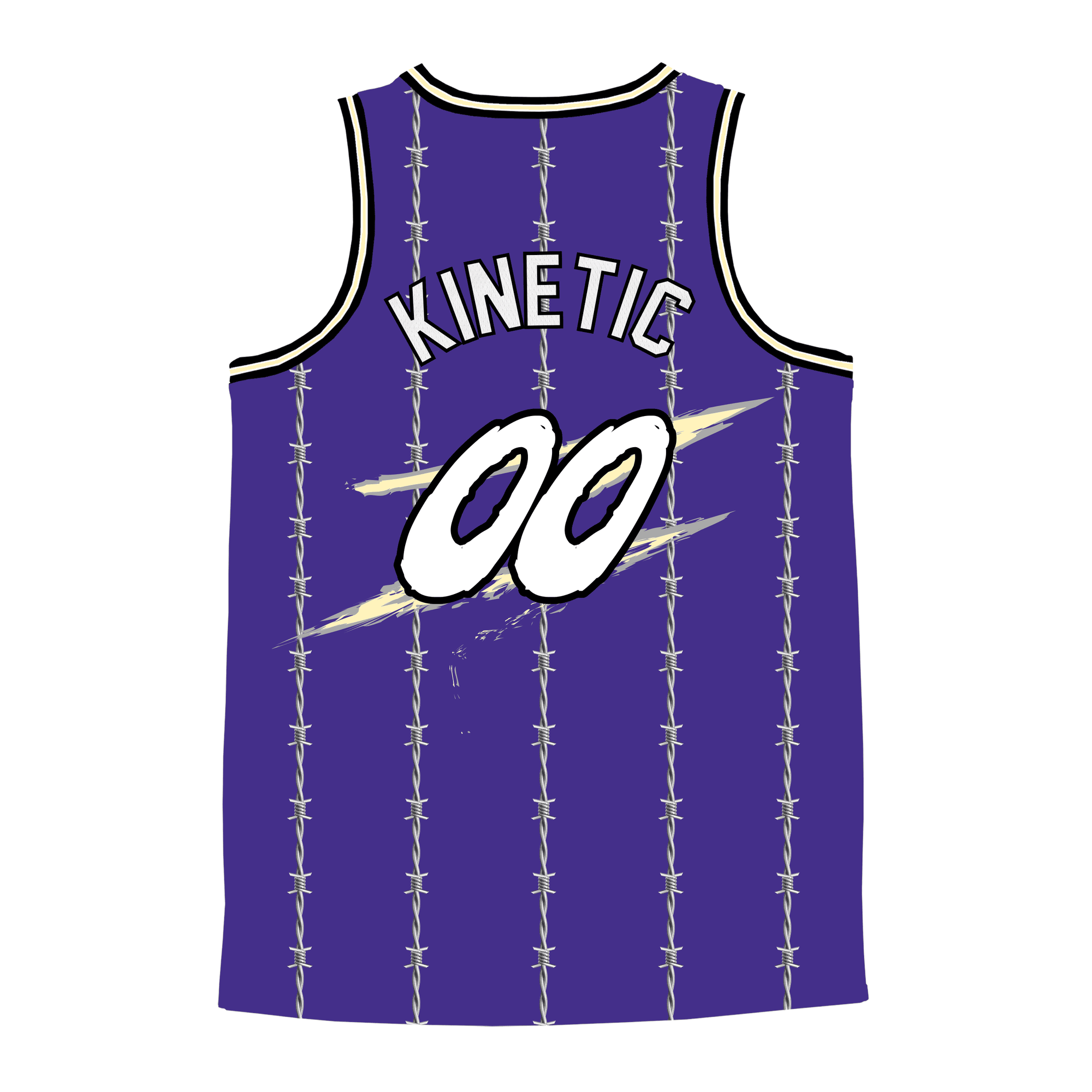 Delta Sigma Phi - Barbed Wire Basketball Jersey