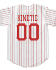 Theta Xi - Red Pinstripe Baseball Jersey