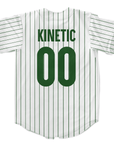 Acacia - Green Pinstripe Baseball Jersey