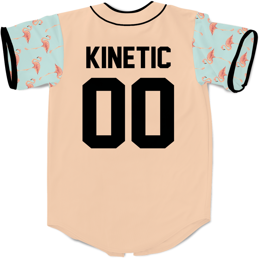 Sigma Kappa - Flamingo Fam Baseball Jersey Premium Baseball Kinetic Society LLC 